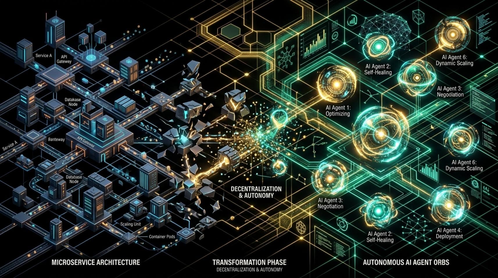 Agentic AI Architecture: สถาปัตยกรรมใหม่ที่กำลังเขียนยุคต่อไปของซอฟต์แวร์ — จาก Microservice สู่ Autonomous Agent