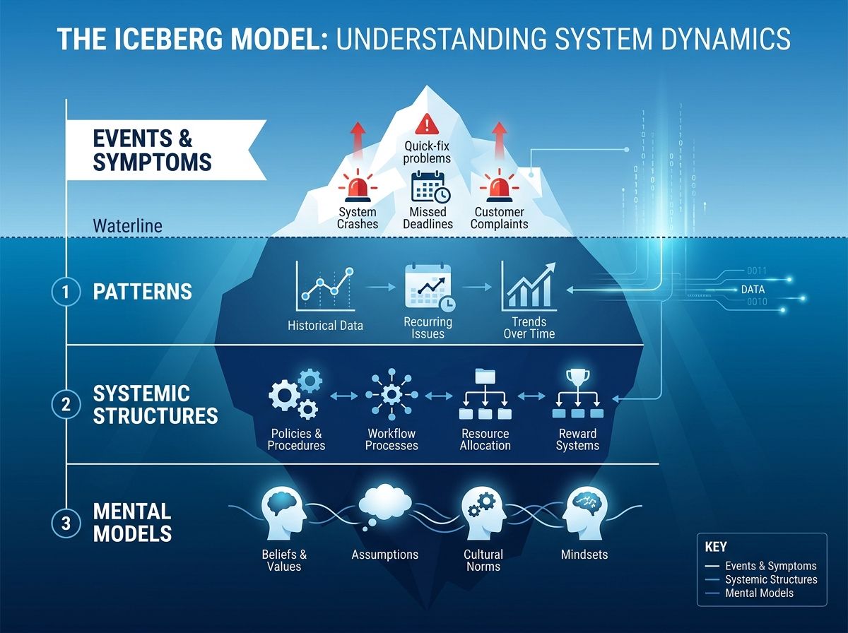 ภาพประกอบแนวคิด Systems Thinking และเทรนด์การพัฒนาระบบในปี 2026